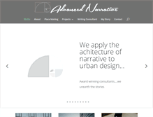 Tablet Screenshot of advancednarrative.com